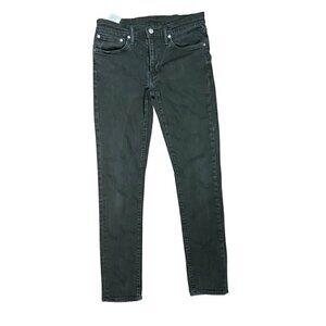 Levis 511 Black Jeans Stretchy Slim Straight Size 31